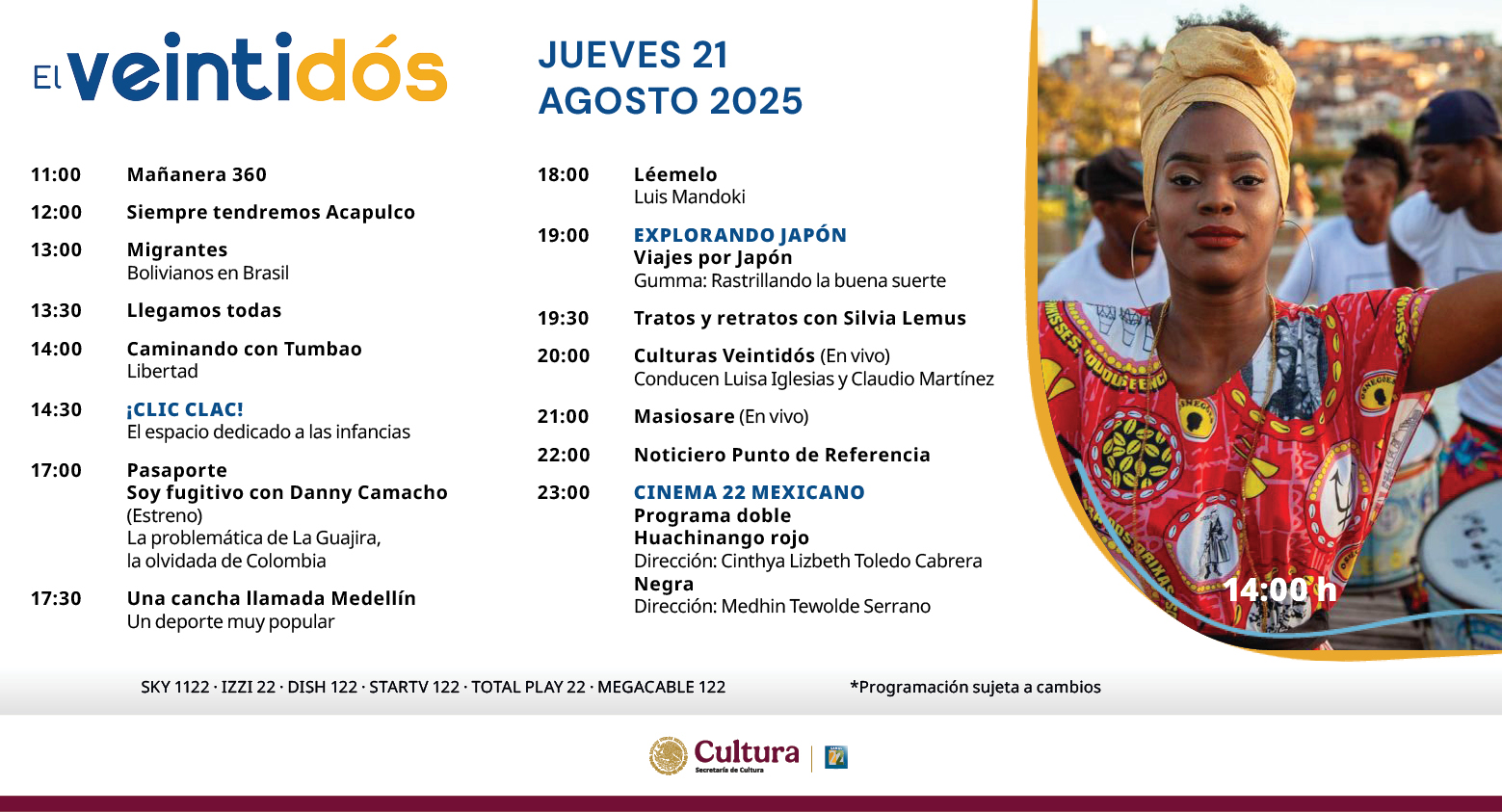 Programación Jueves
