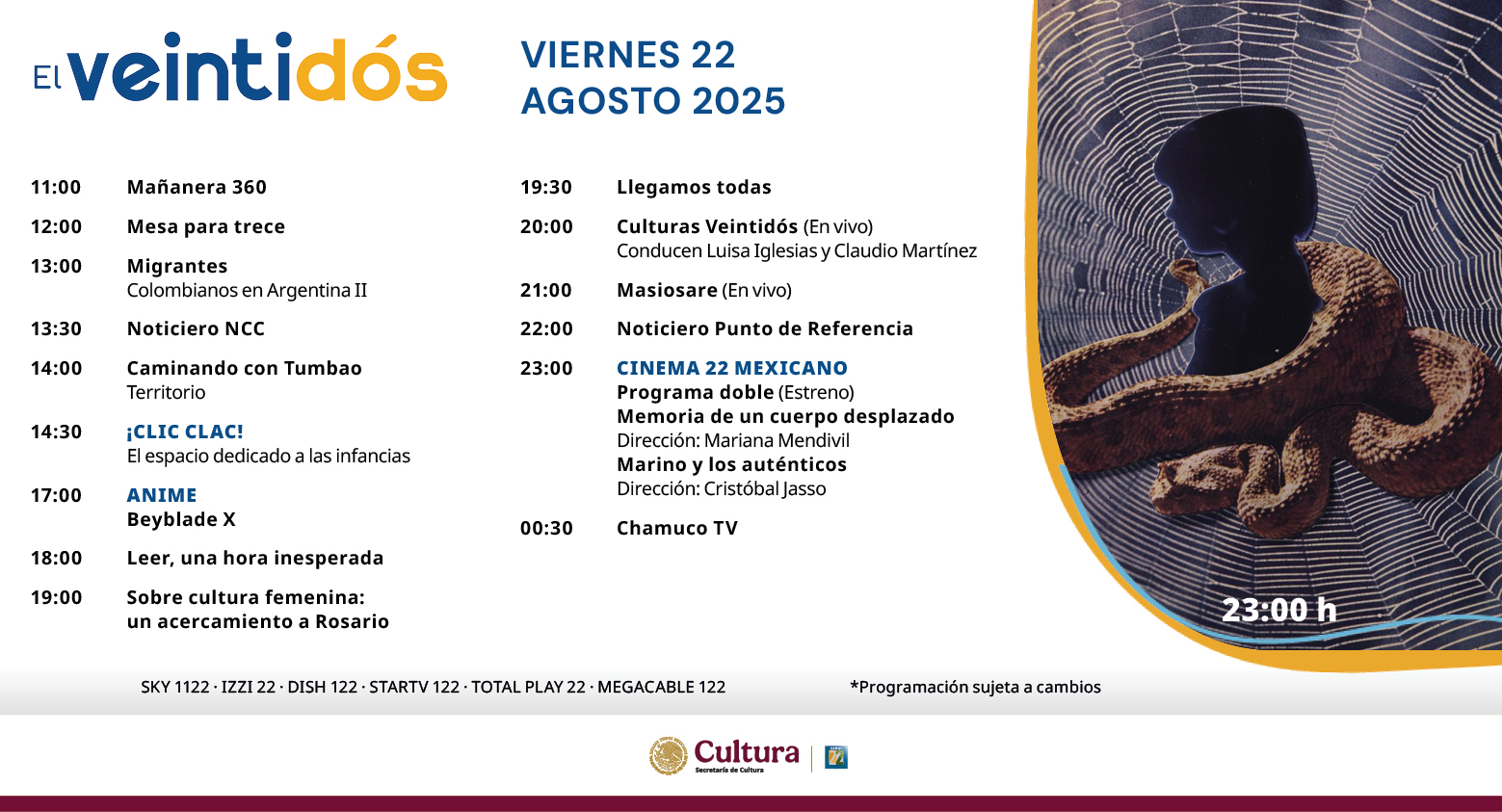 Programación Viernes