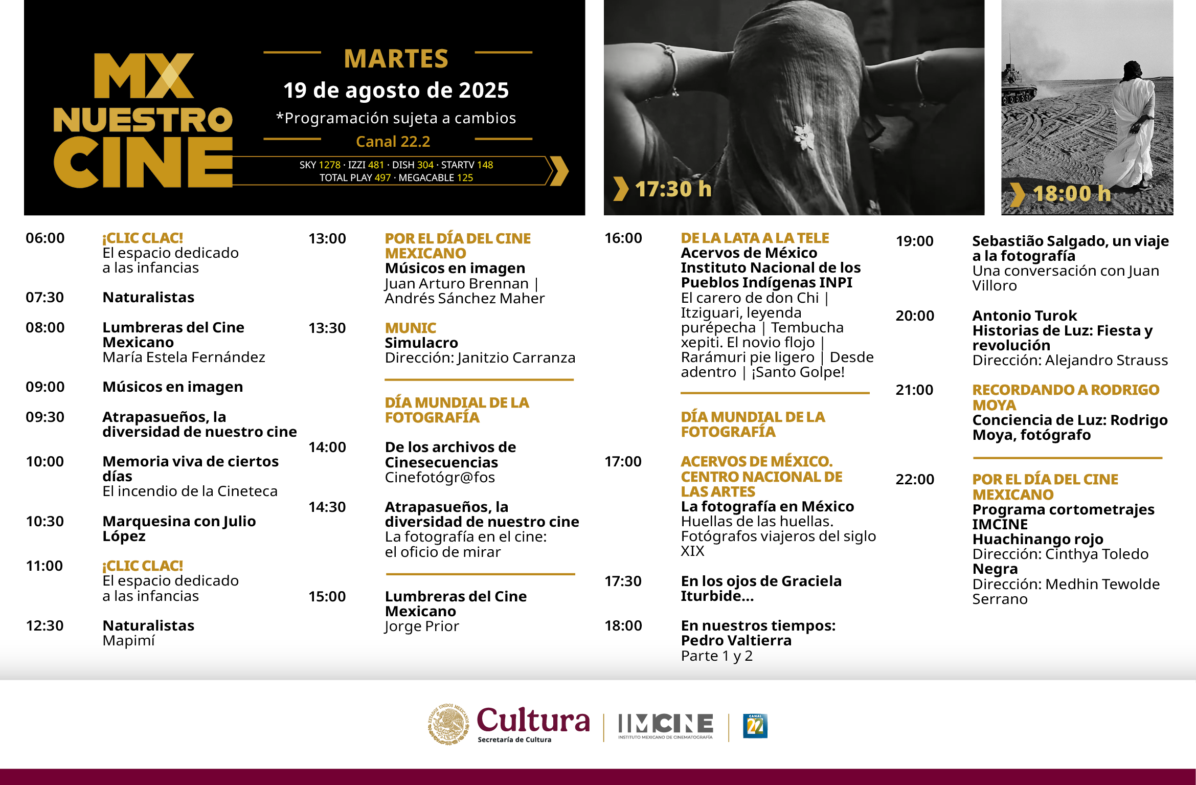 Programación Martes