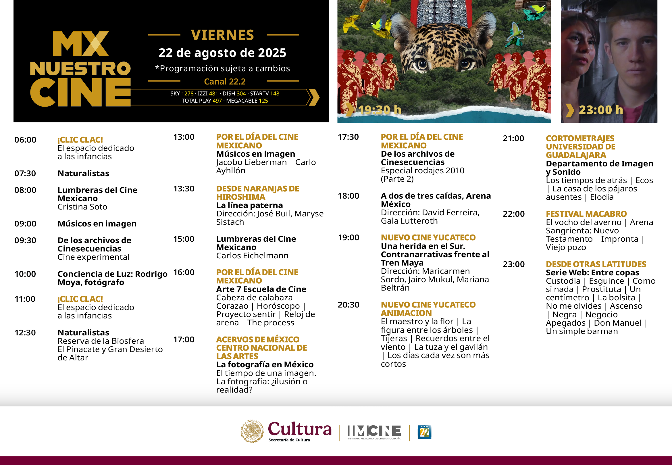 Programación Viernes