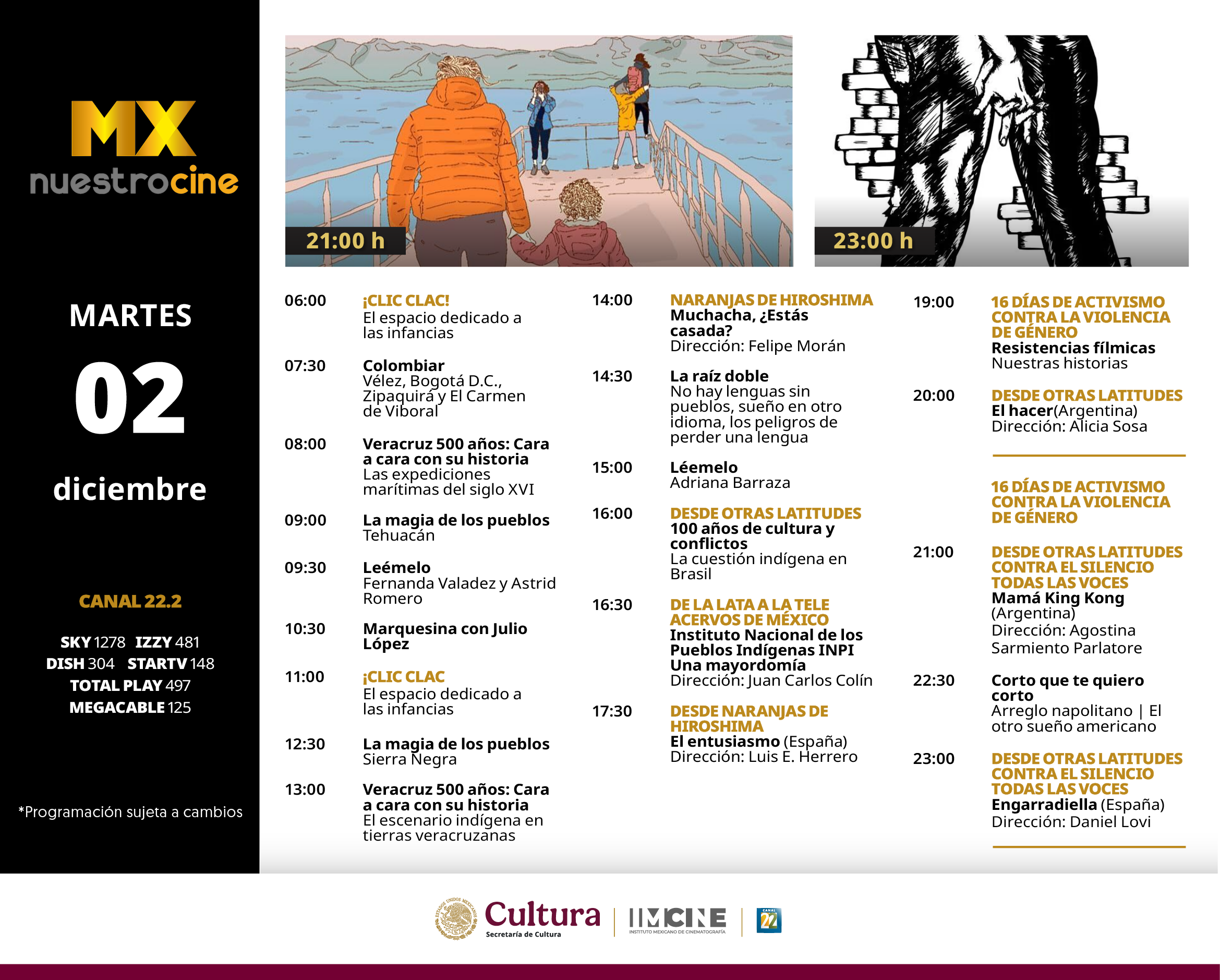 Programación Martes