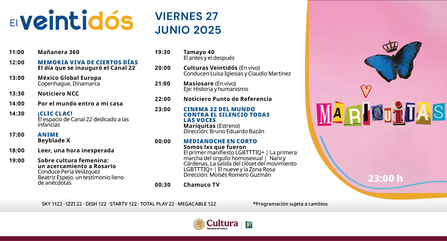 Programación Viernes