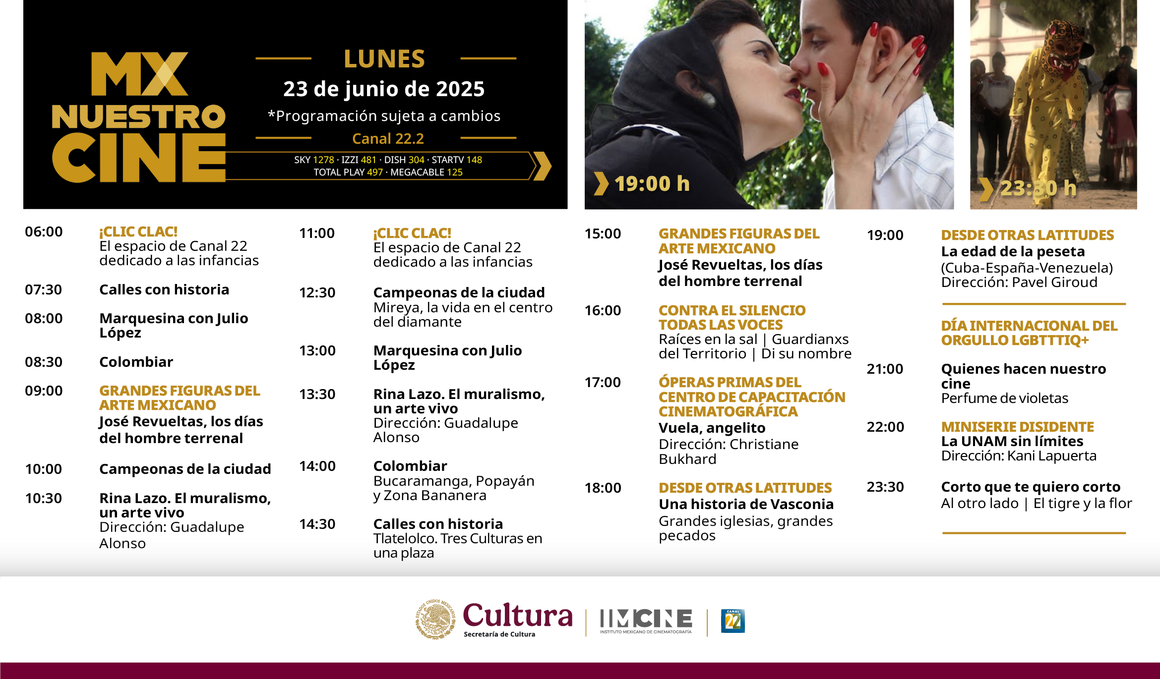 Programación Lunes