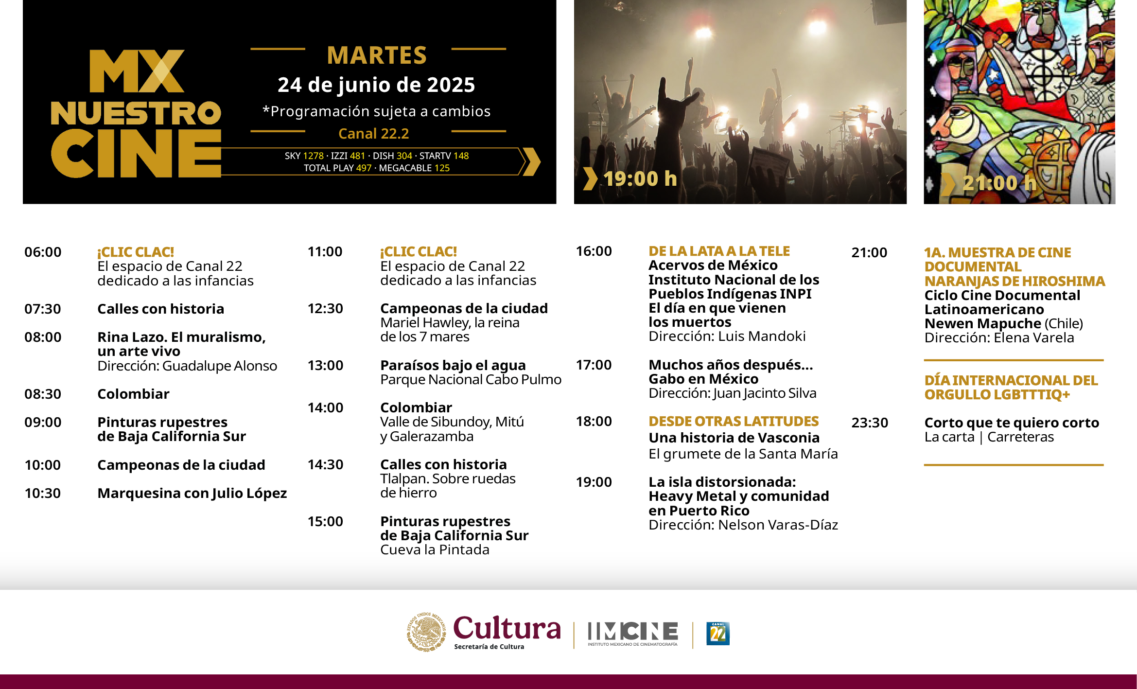 Programación Martes
