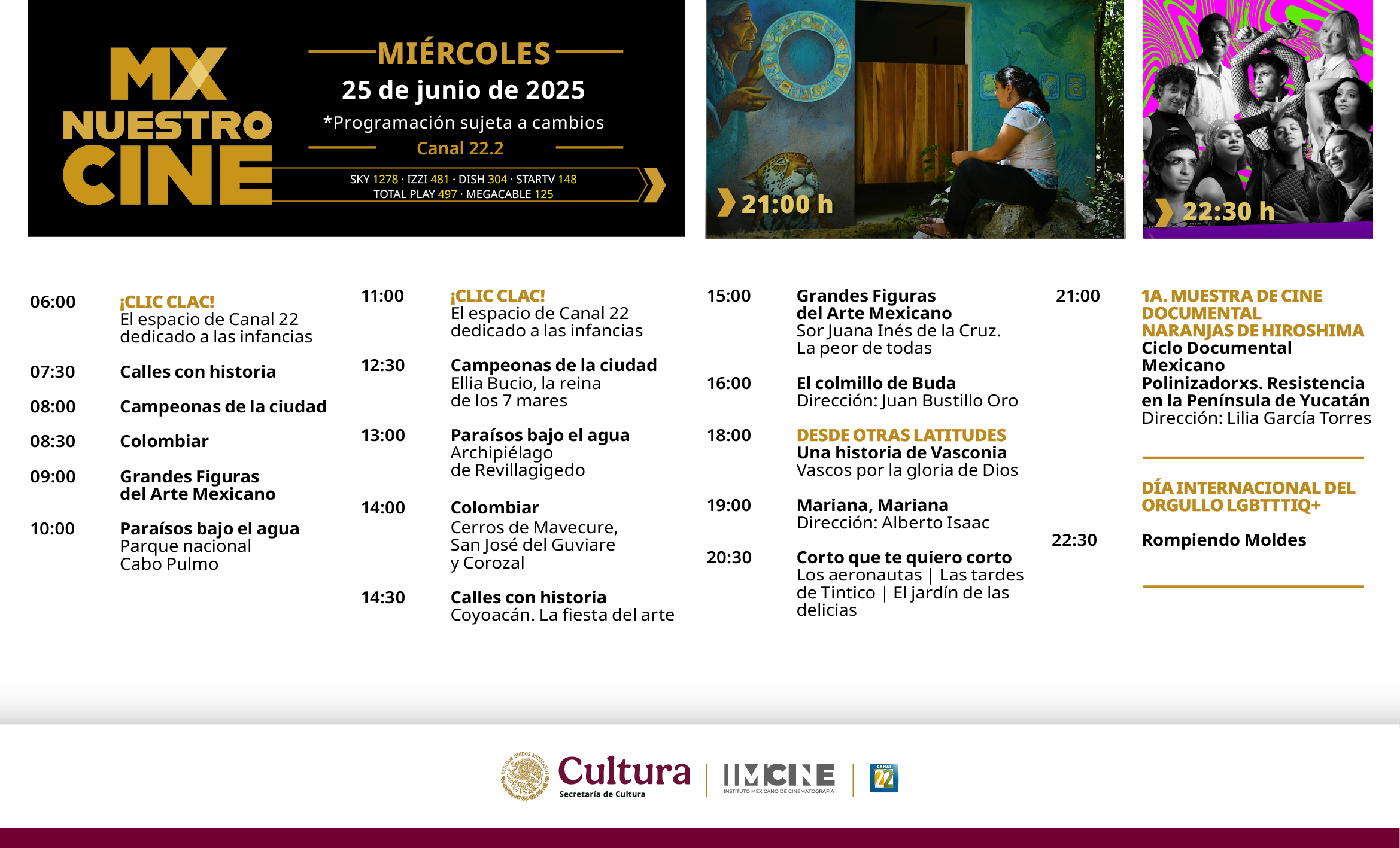 Programación Miércoles