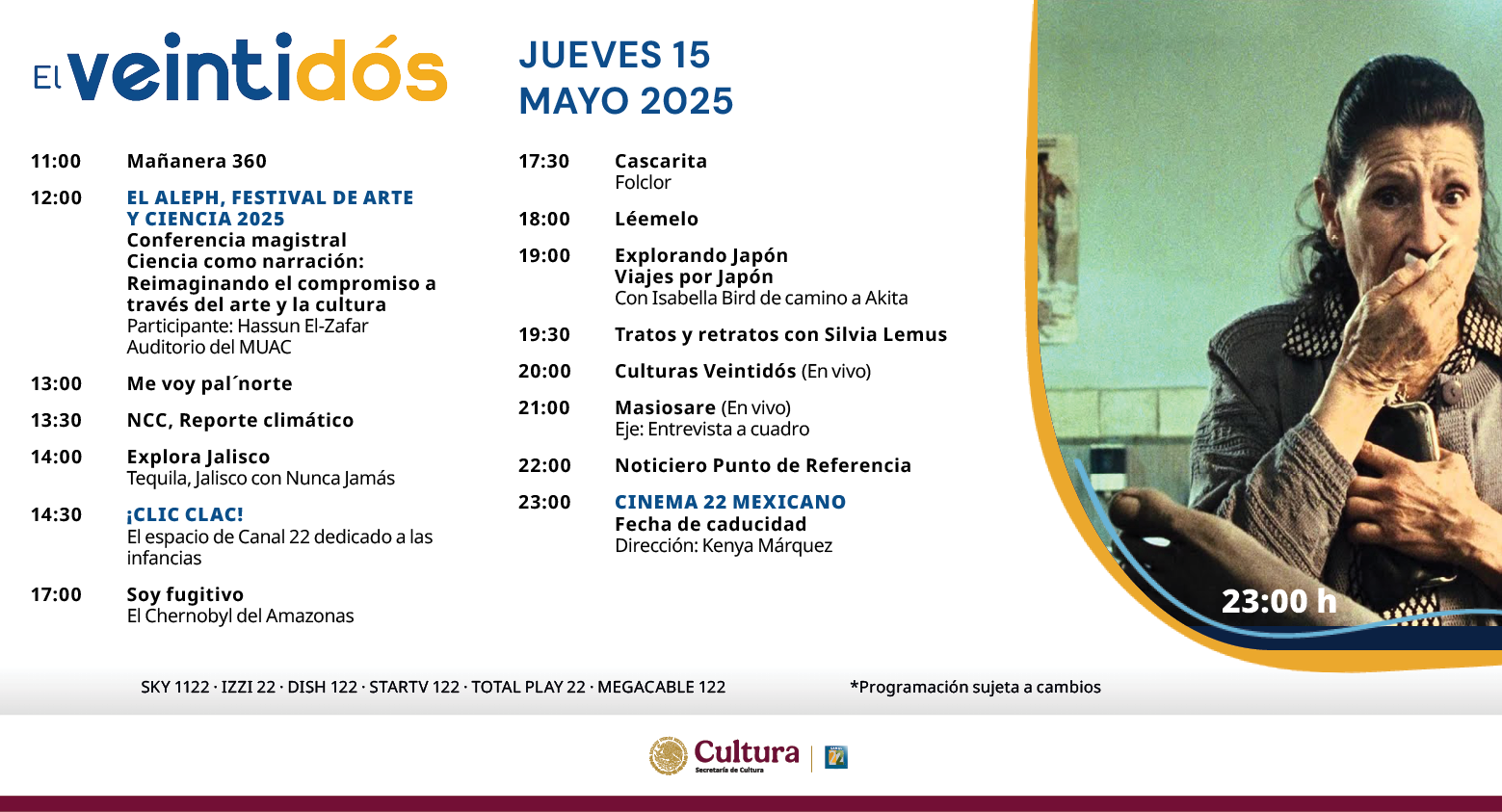 Programación Jueves