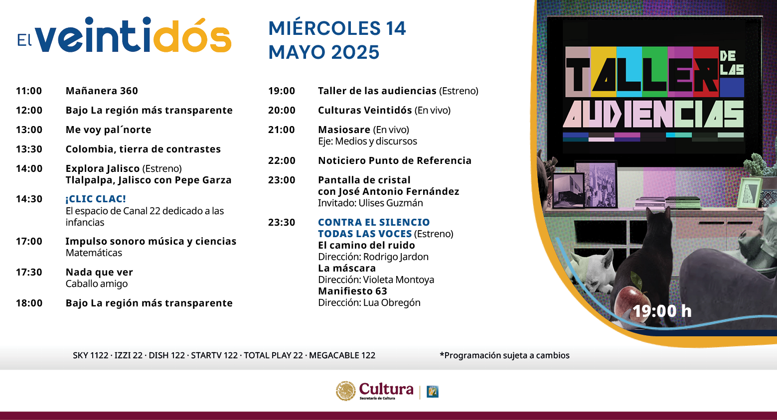 Programación Miércoles