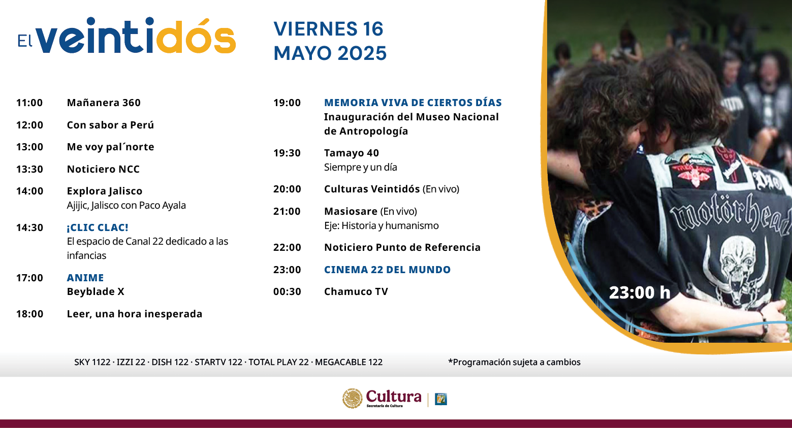 Programación Viernes