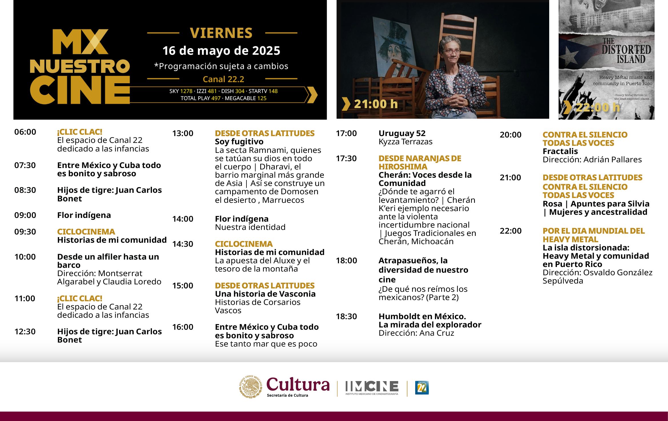 Programación Viernes