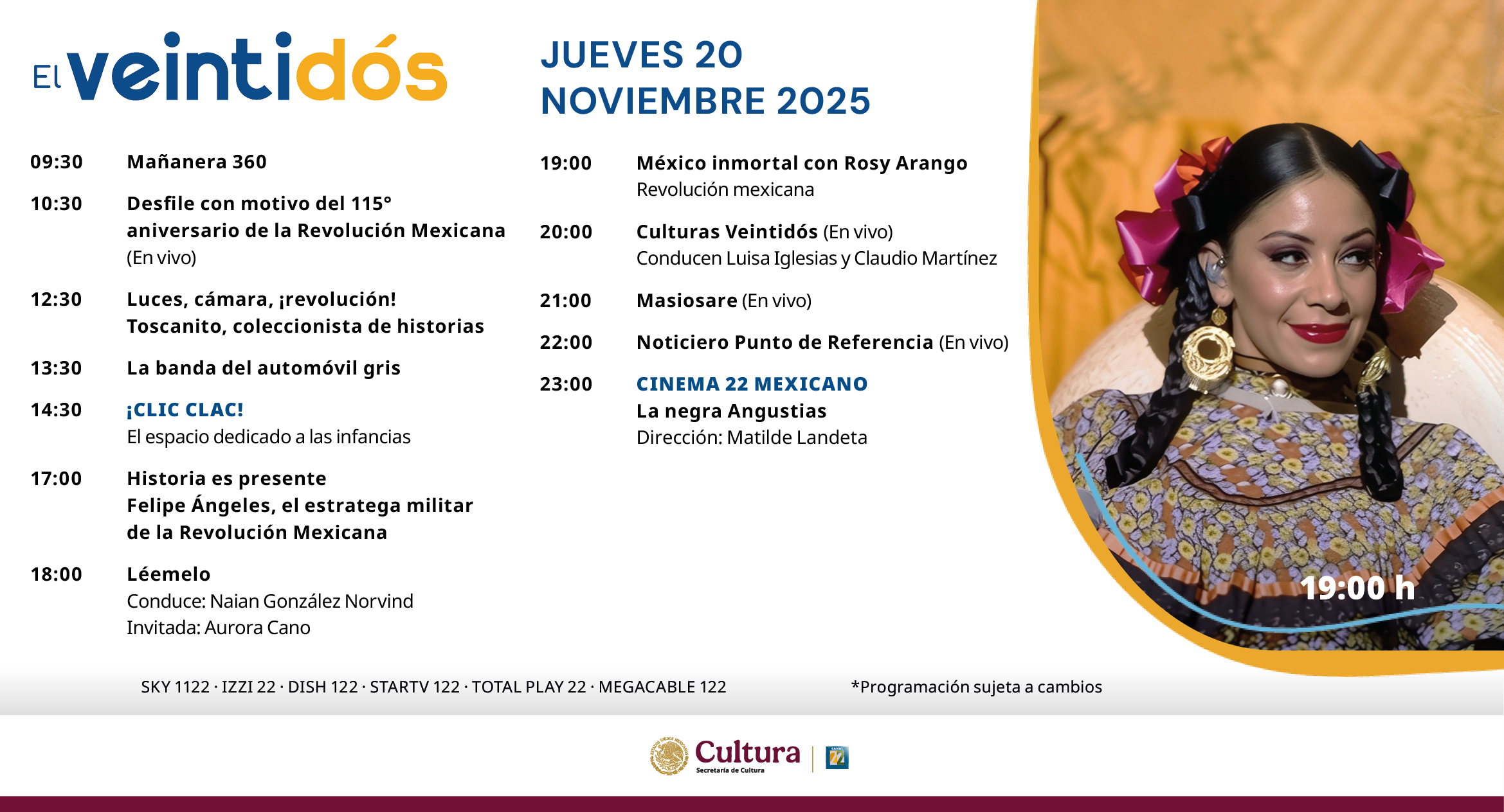 Programación Jueves