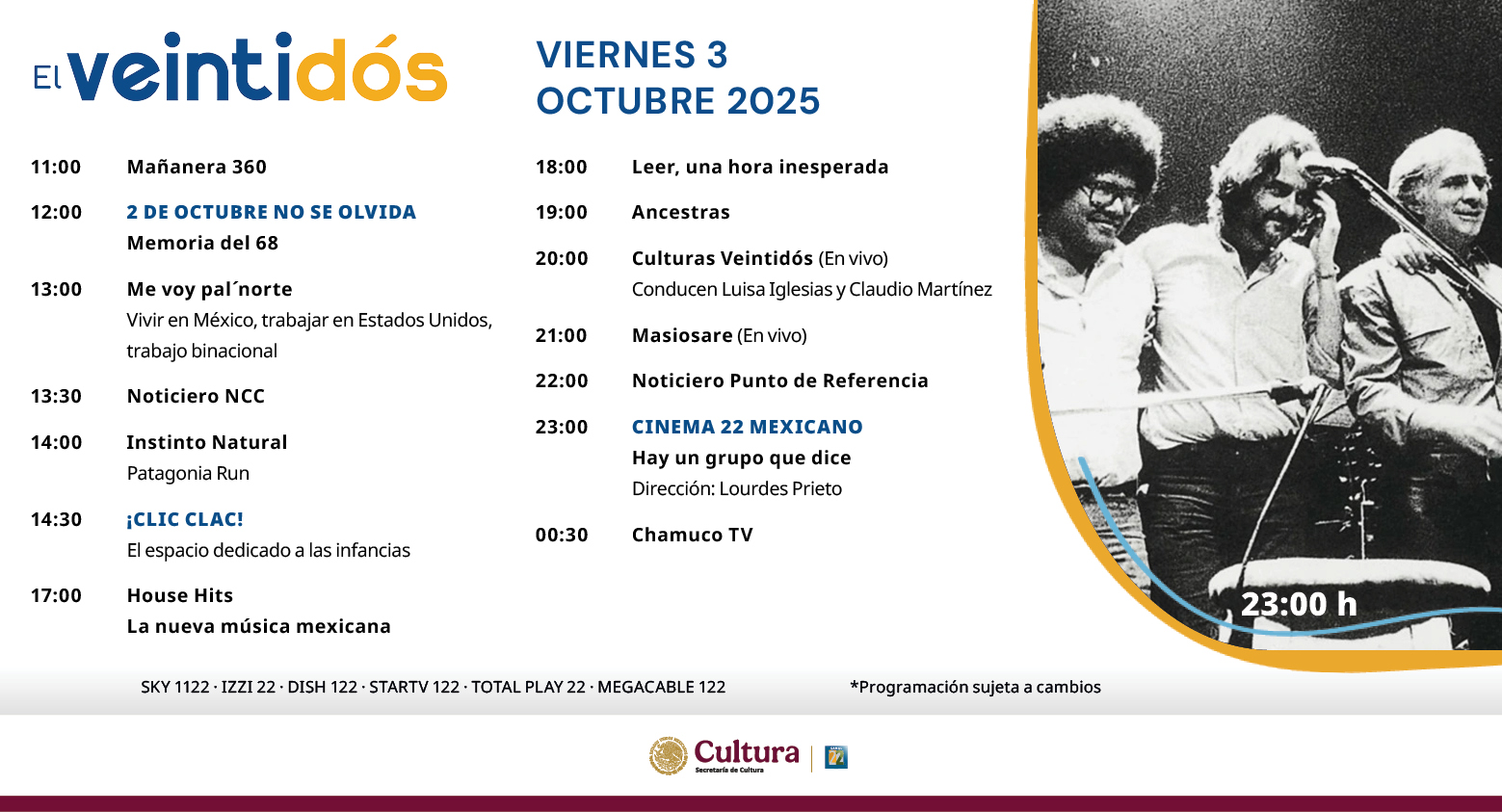 Programación Viernes