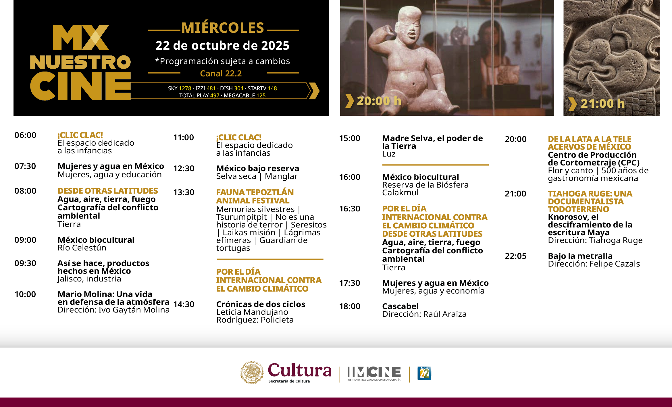 Programación Miércoles