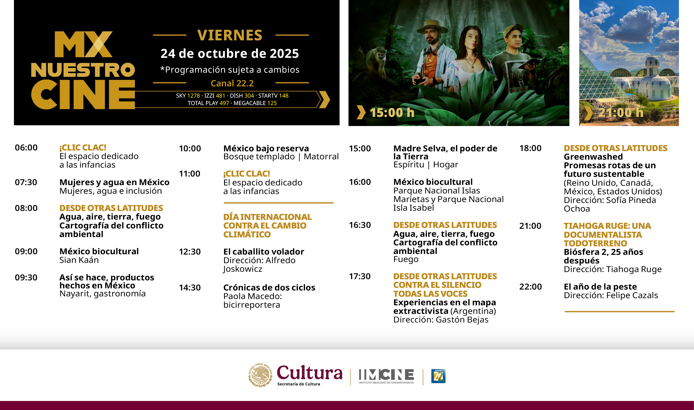 Programación Viernes
