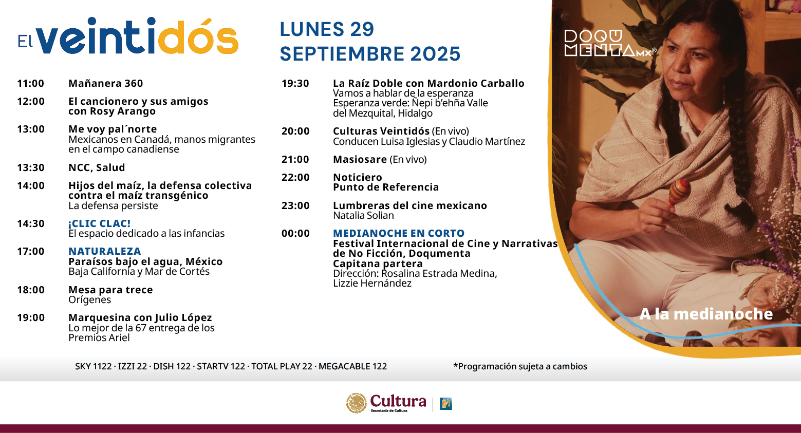 Programación Lunes