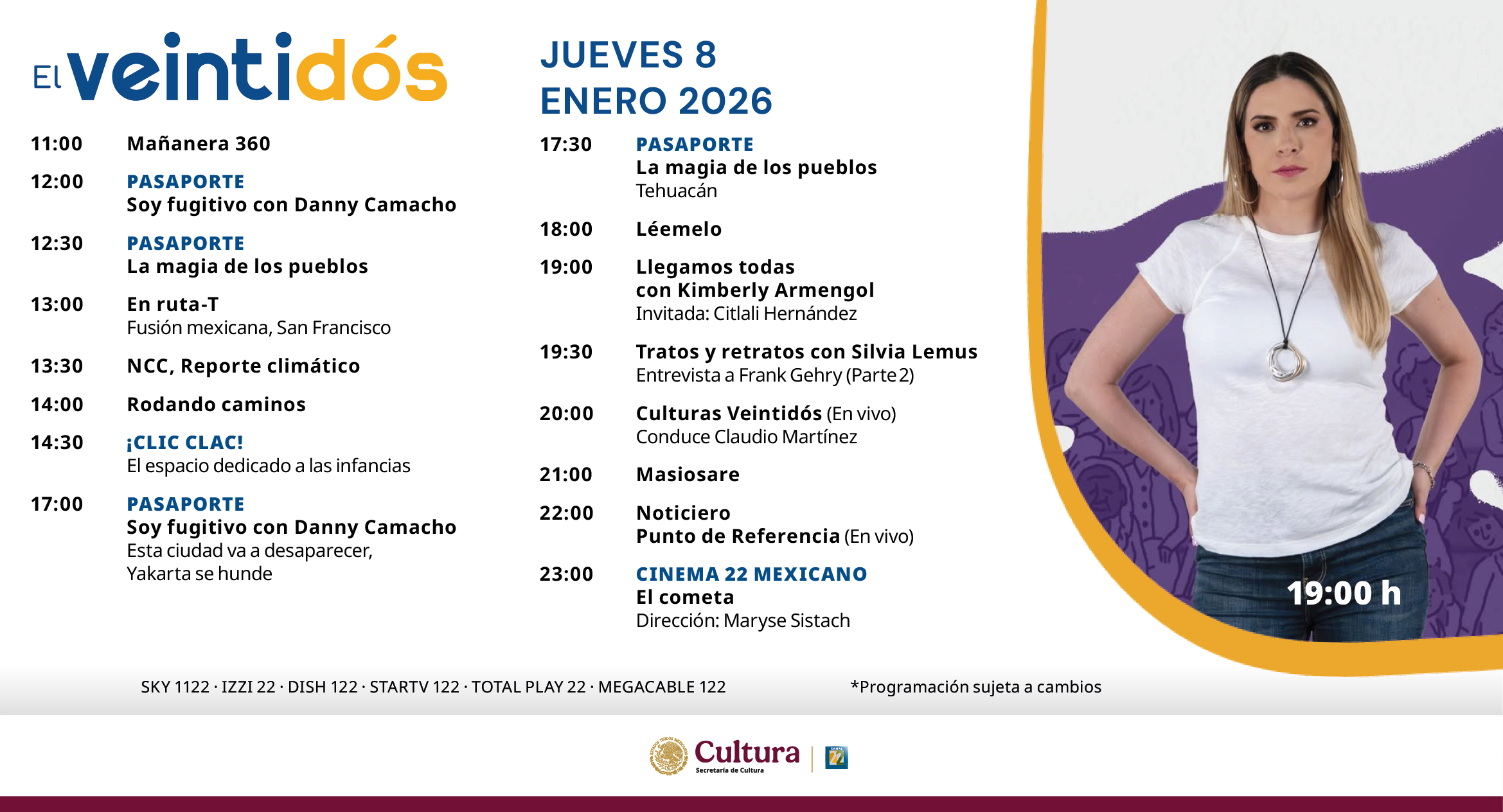 Programación Jueves