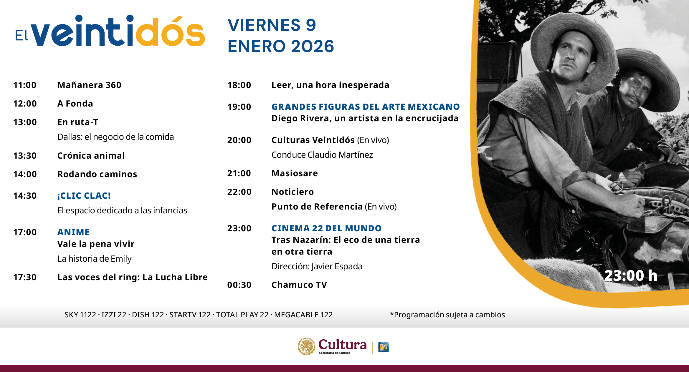 Programación Viernes