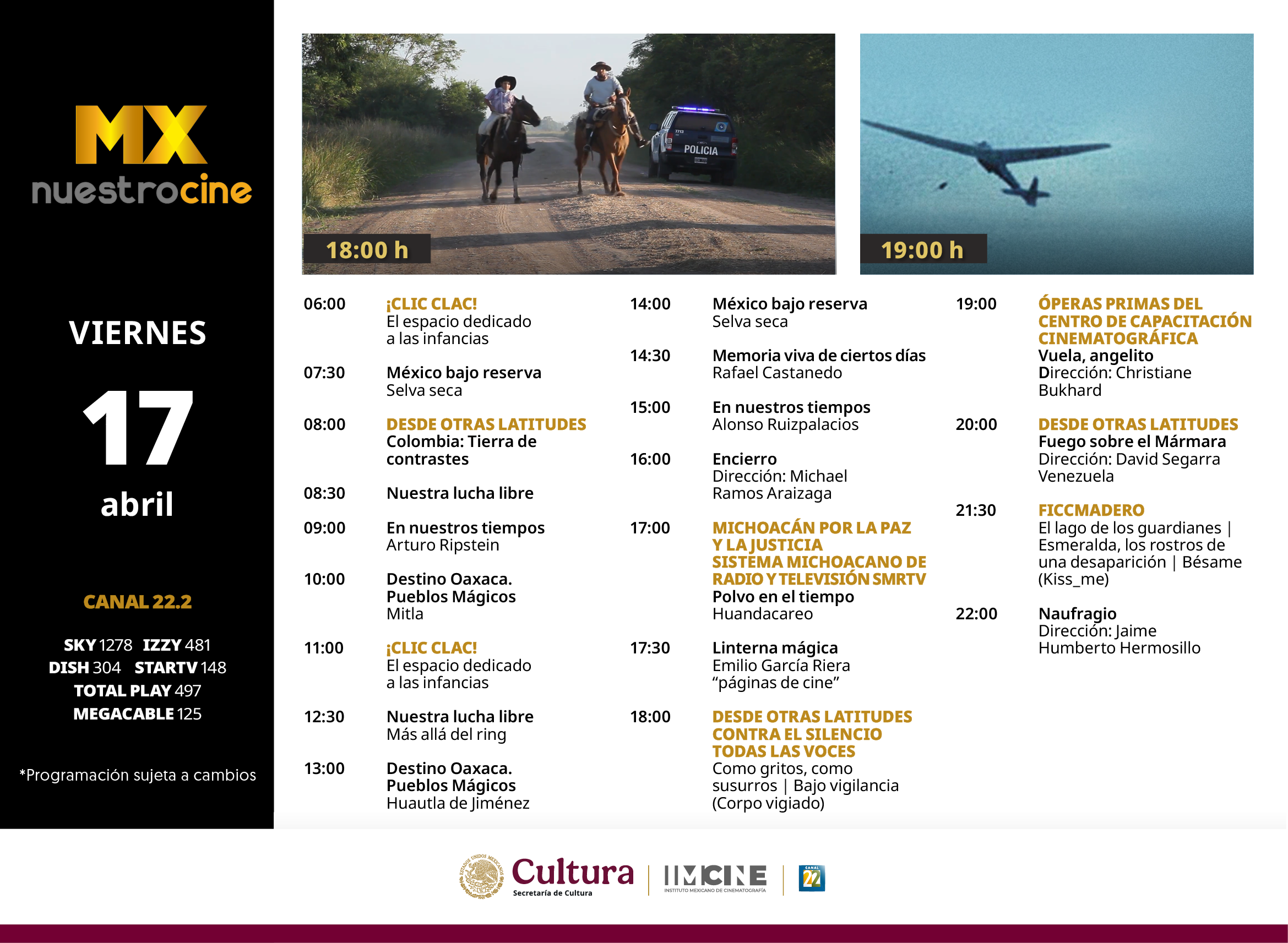 Programación Viernes