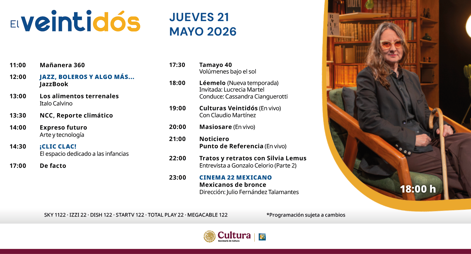 Programación Jueves