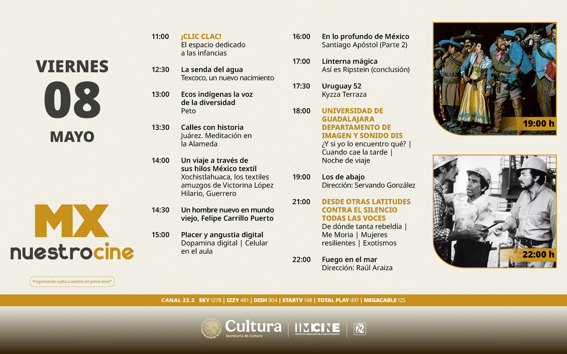 Programación Viernes