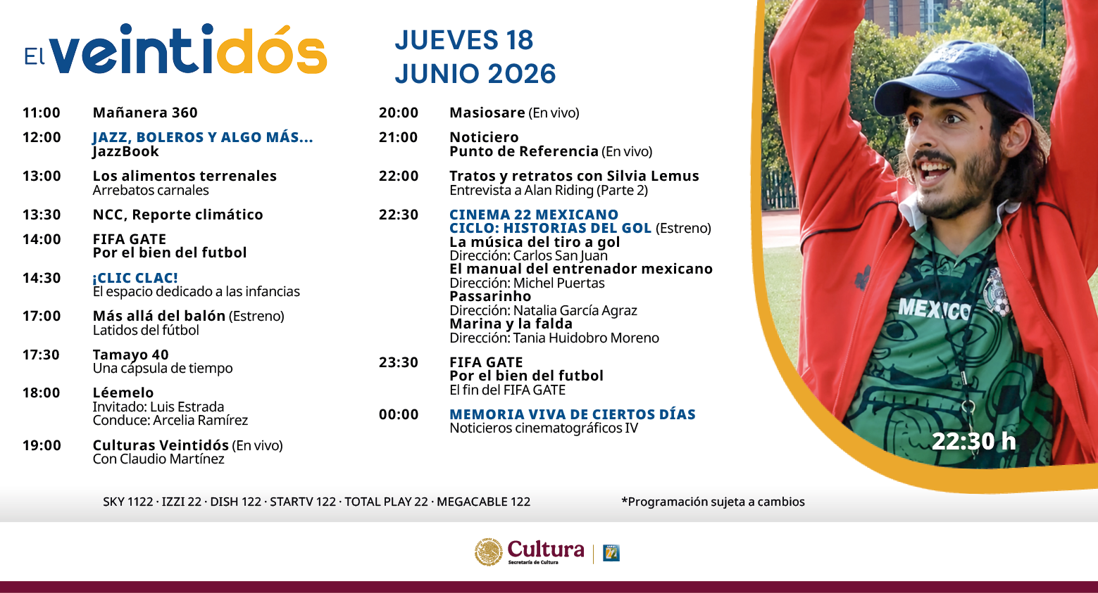 Programación Jueves