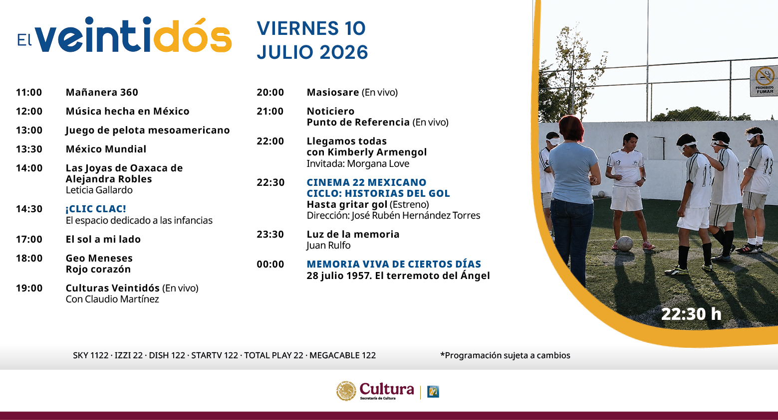 Programación Viernes