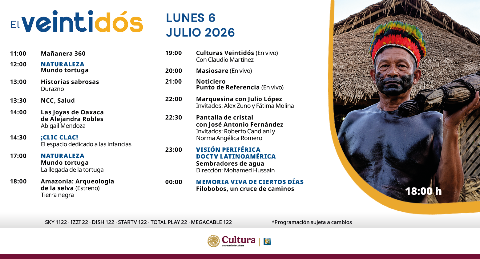 Programación Lunes