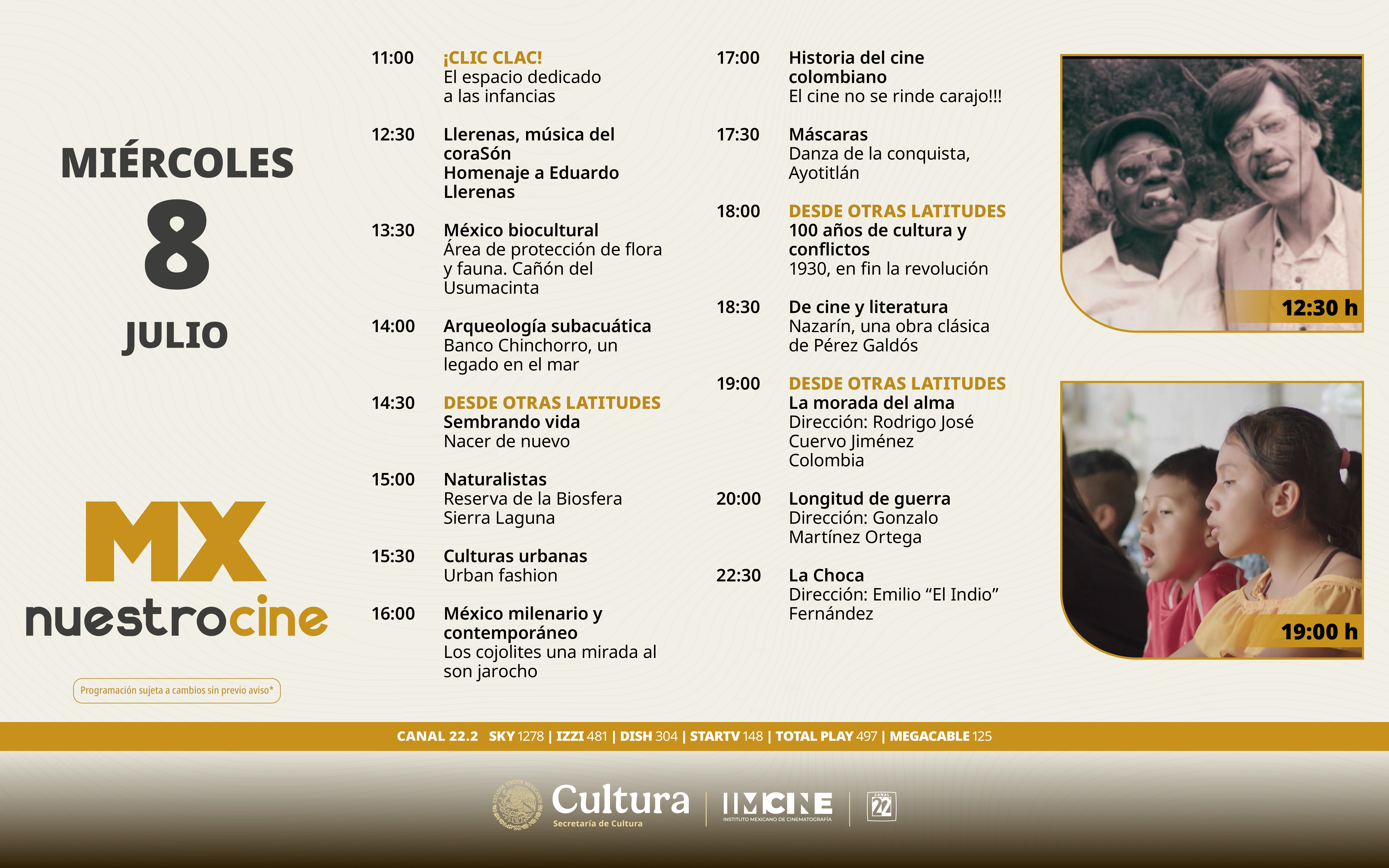 Programación Miércoles