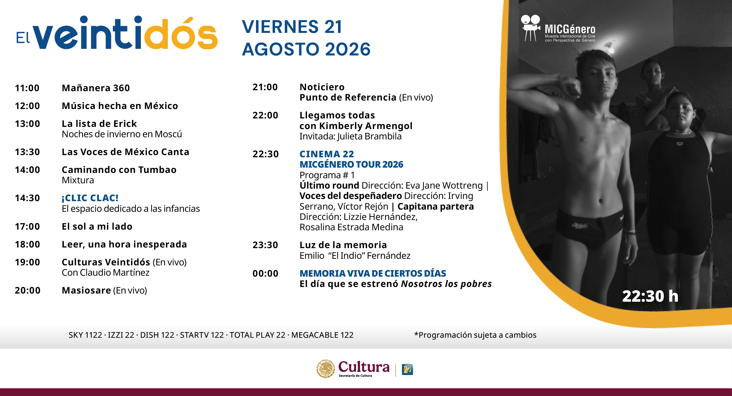 Programación Viernes