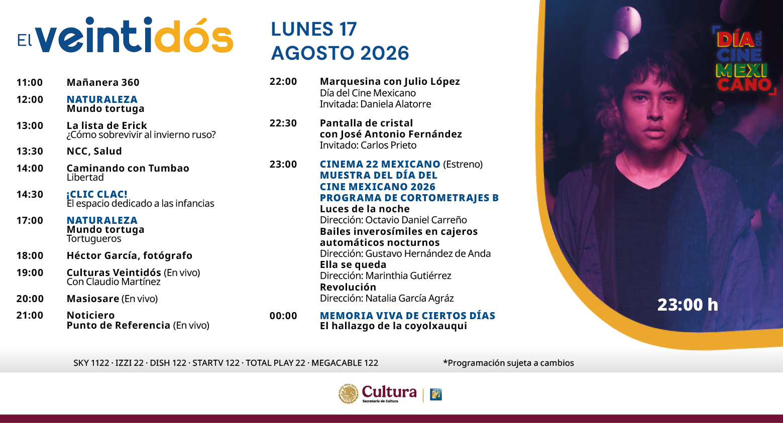 Programación Lunes