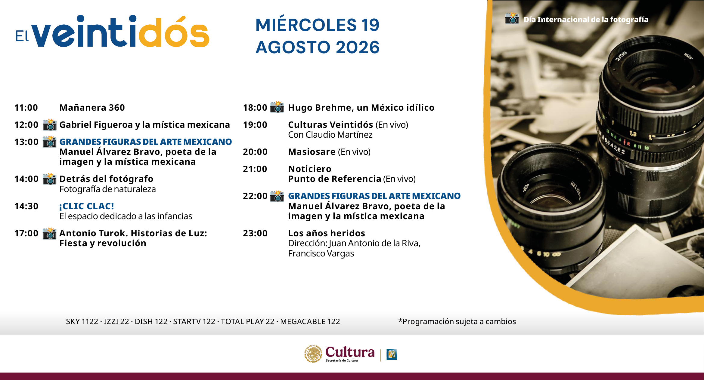 Programación Miércoles