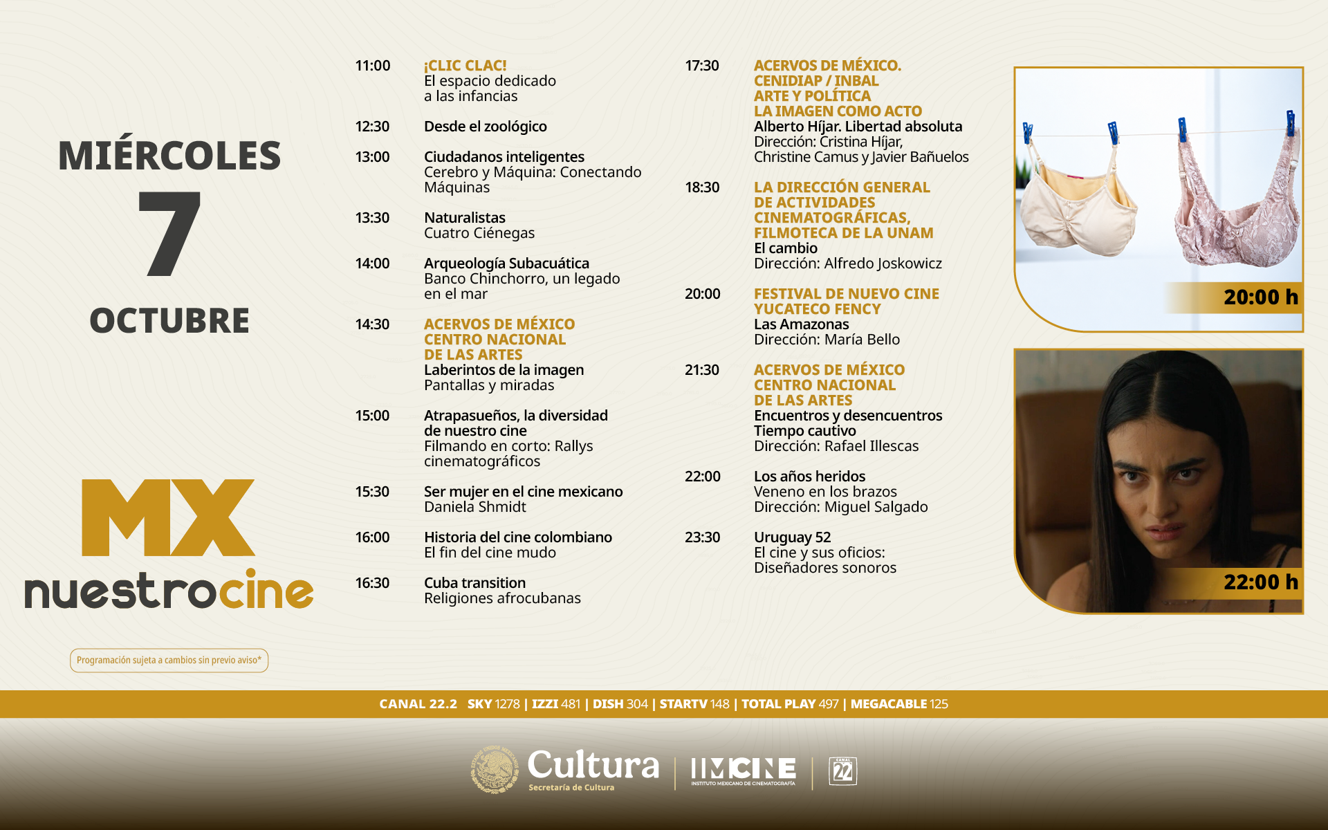 Programación Miércoles